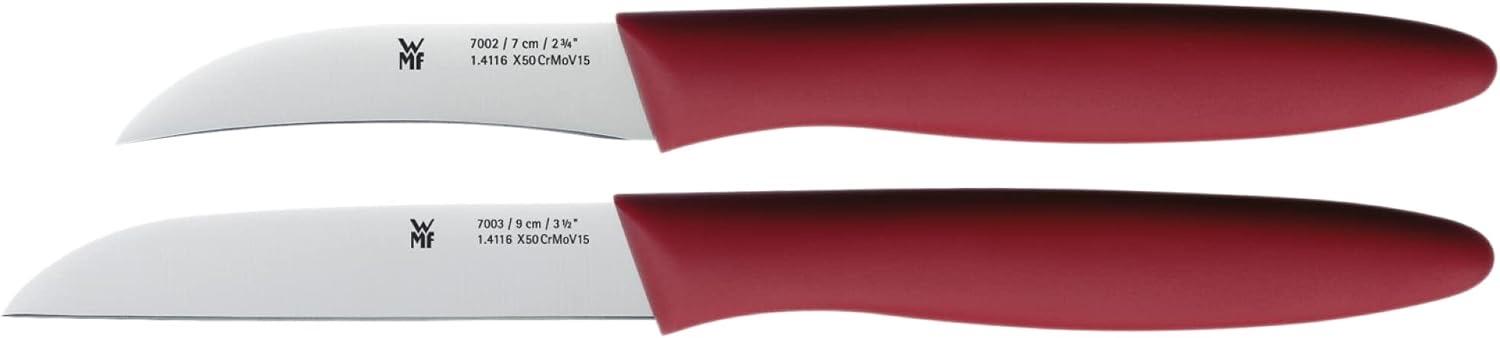 WMF Messerset Schäl- + Gemüsemesser rot