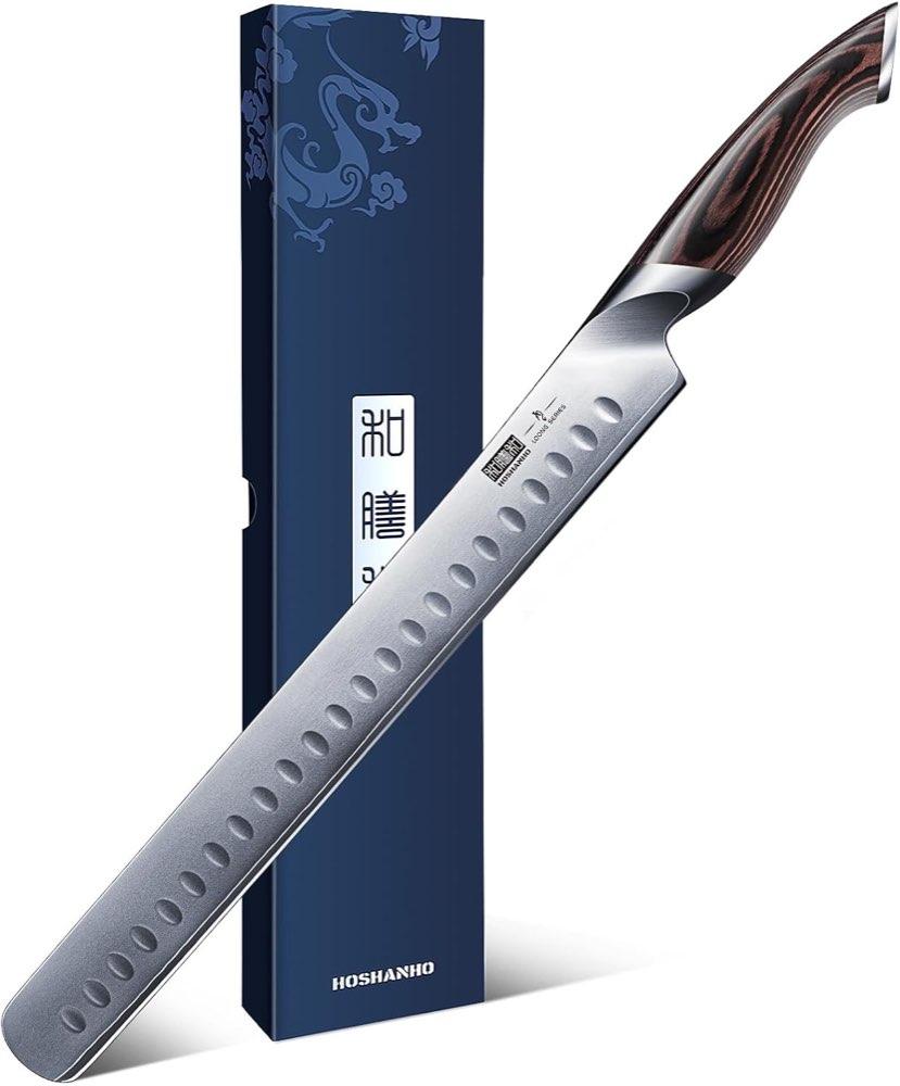 HOSHANHO Schinkenmesser 30 cm Pakkaholz - Produktbild