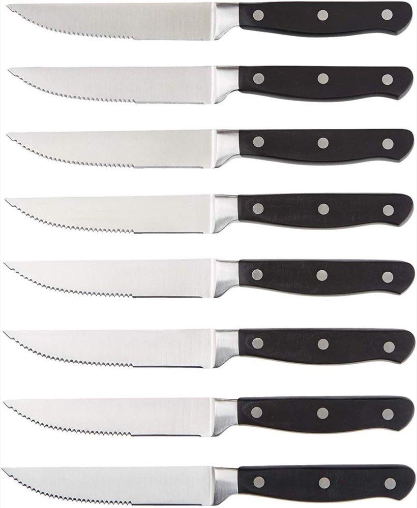 Amazon Basics Steakmesser 8er Set