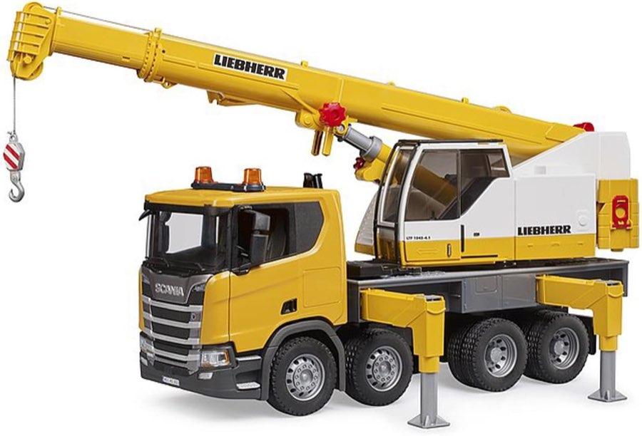 Bruder Scania Super 560R Liebherr Kran-LKW
