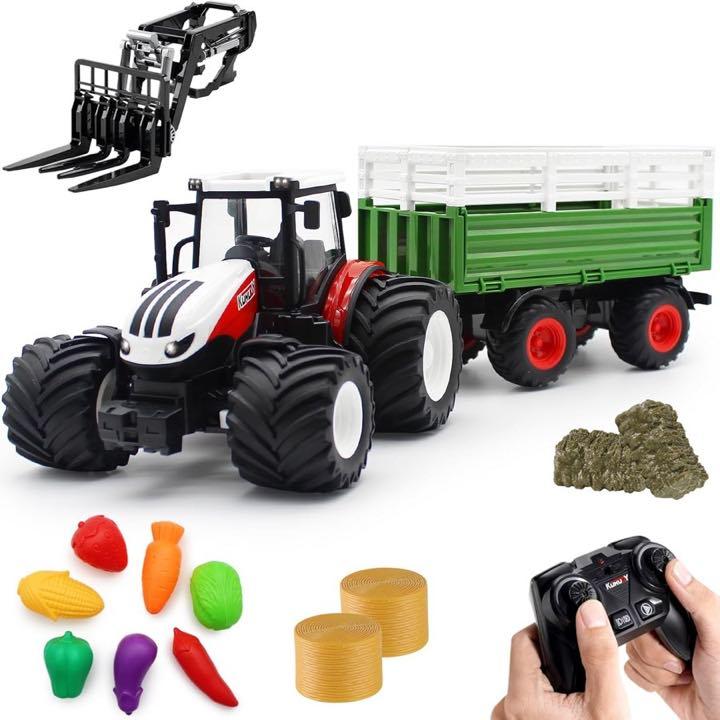 Fisca RC-Traktor 1:24 mit Anhänger