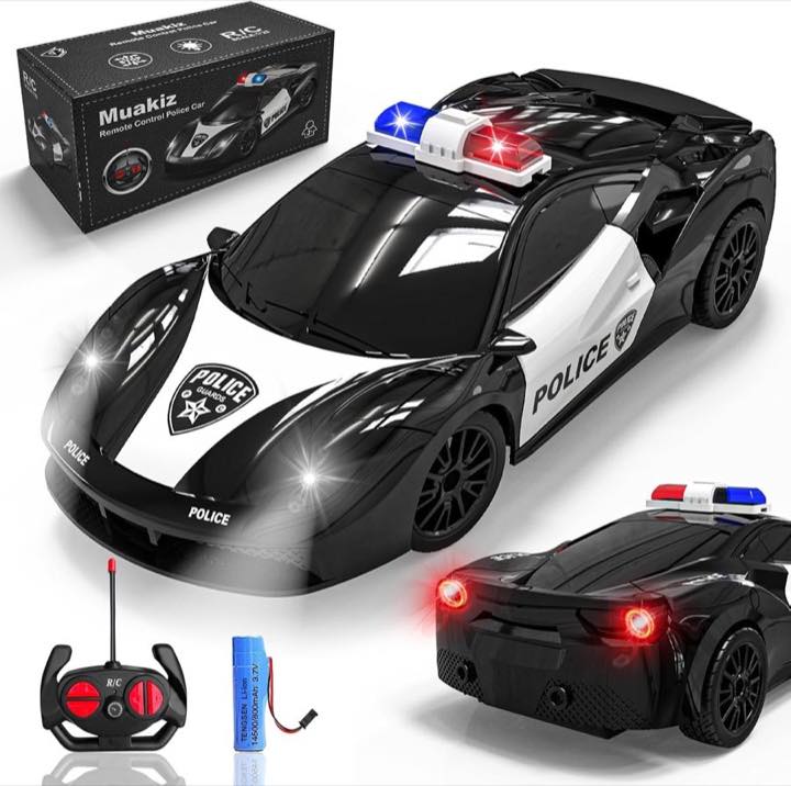 Muakiz Polizeiauto Schwarz