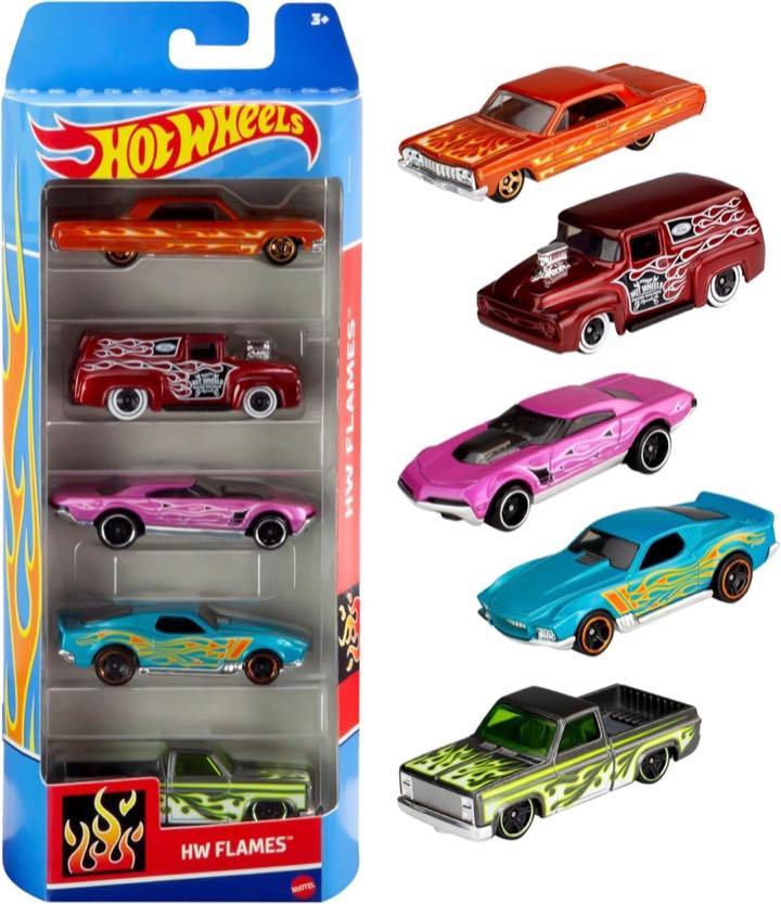 Hot Wheels 5 Fahrzeuge 1806/DJG23