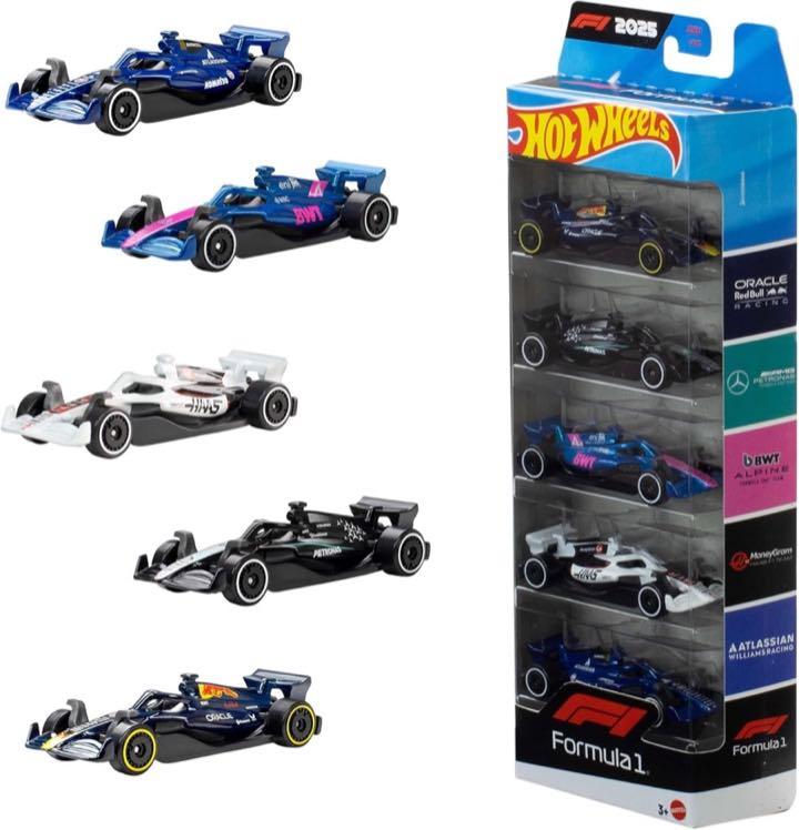 Hot Wheels Formel 1 5er-Pack