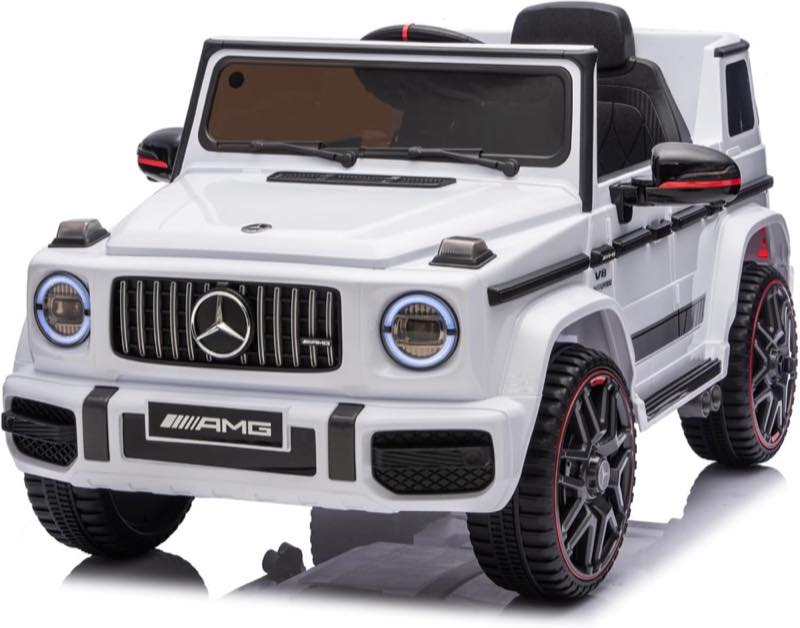 LALAHO 12-V-Elektroauto G63, weiß