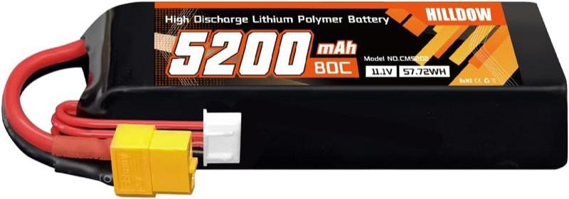 Hilldow 3S 11,1 V 5200 mAh 80C XT60