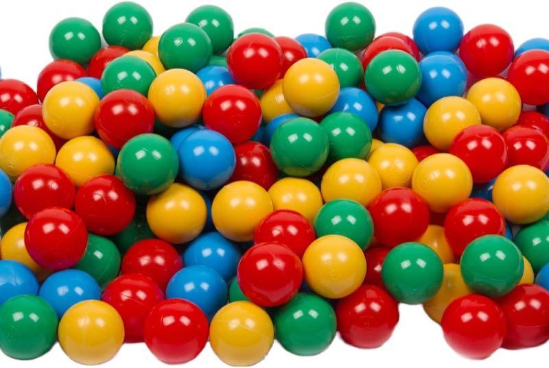 MISIOO Bunte Bälle für Bällebad, 6 cm