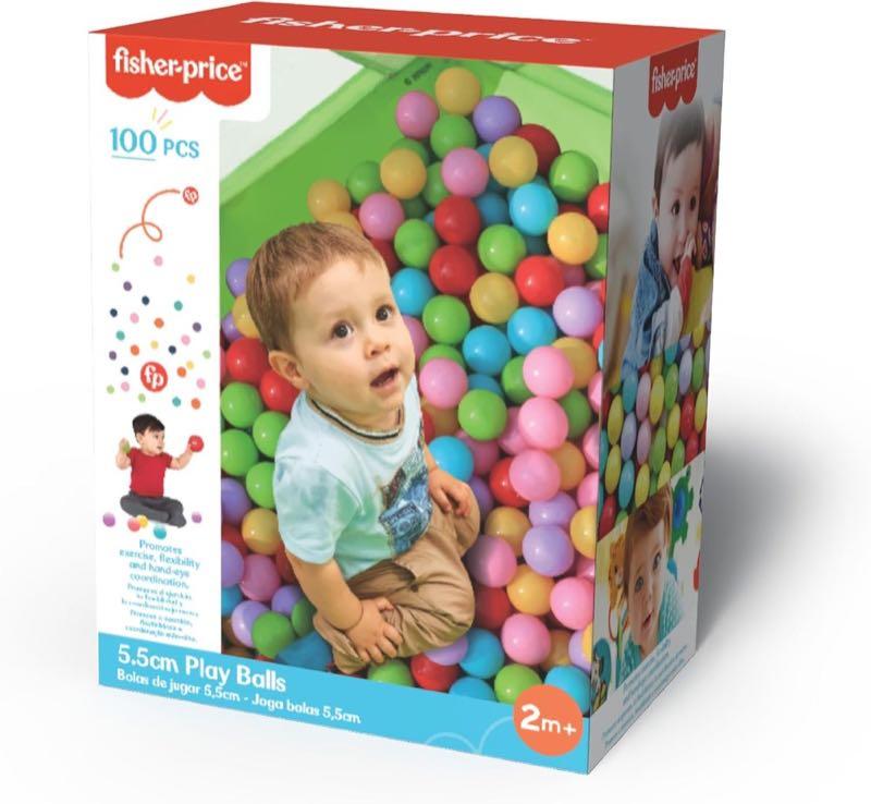 Fisher Price 920D00176, 100 bunte Bälle, 5,5 cm