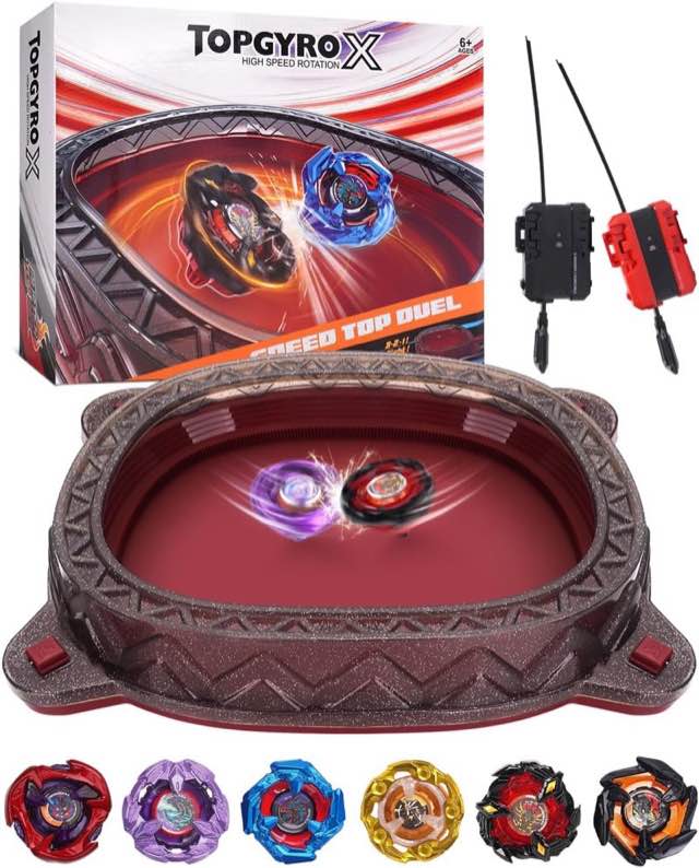 BGOVTAPO X-Arena Starter-Set, 6 Kreisel