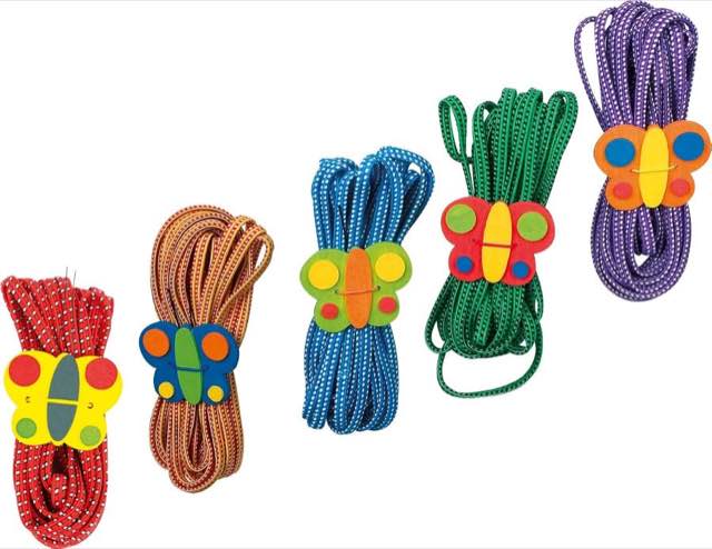small foot Gummitwist Schmetterlinge, 5er-Set