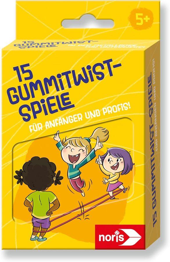 noris 15 Gummitwist-Spiele in der Blechdose