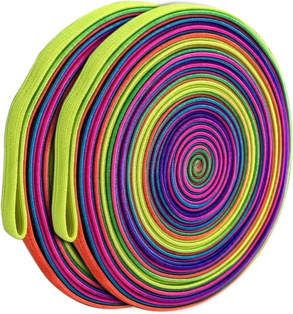 LUMITERRA 2 Stück Hüpfgummi, 6 m