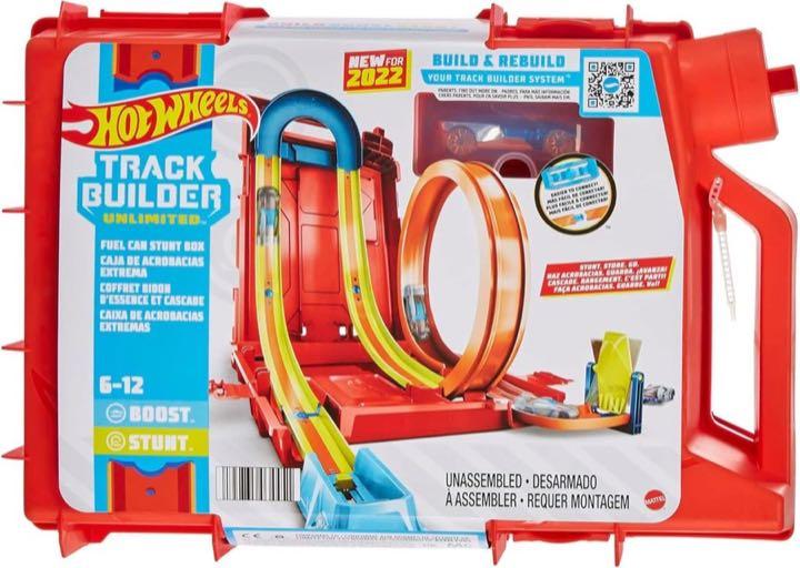 Hot Wheels Unlimited Benzinkanister Stunt-Box Spielset & Auto