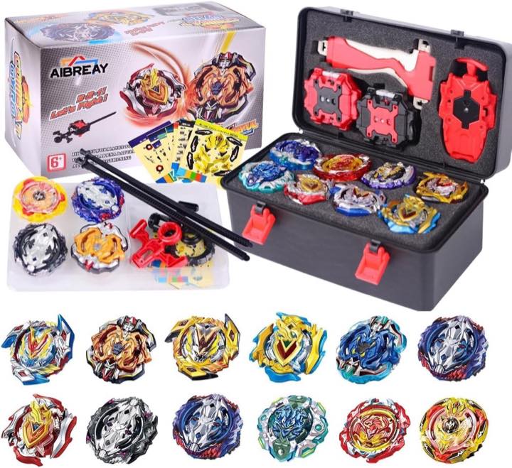 Burst Kreisel Battle Set, 12 Kreisel mit Box
