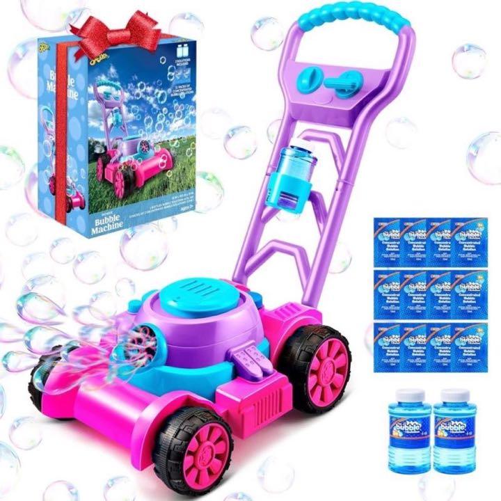 Sloosh Seifenblasen-Rasenmäher, rosa