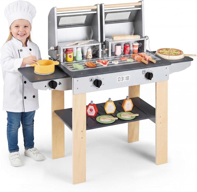FANTASK Kindergrill mit zwei Grills