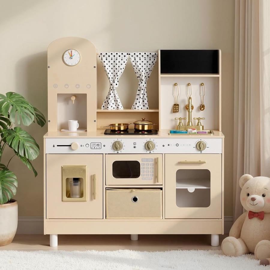 VEVOR Spielküche beige