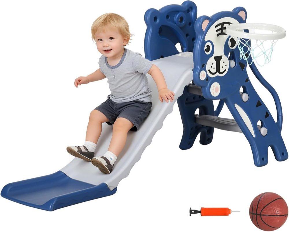 AIYAPLAY AIYAPLAY 3-in-1 Kleinkindrutsche, Blau
