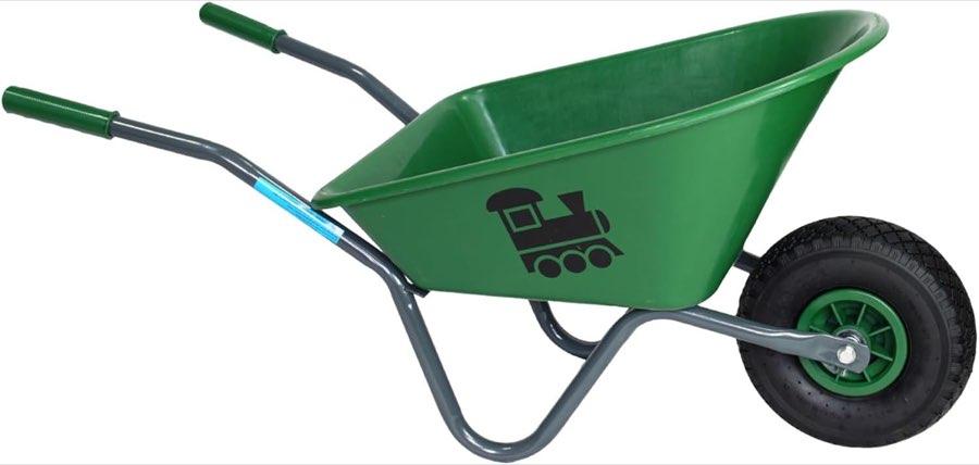 TRUTZHOLM Kinderschubkarre grün, Vollgummi