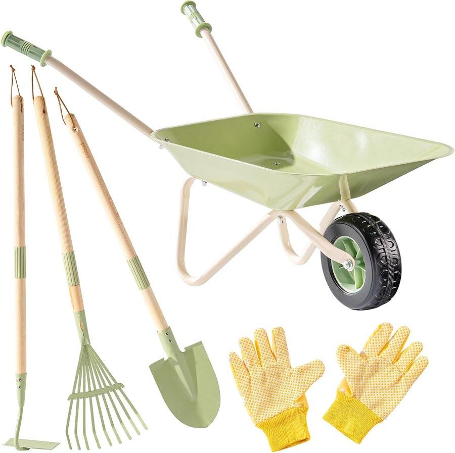ROBUD Garten-Set mit Schubkarre