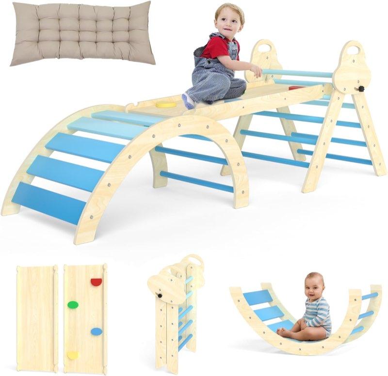 Puecrof 7-in-1 mit Kissen, blau