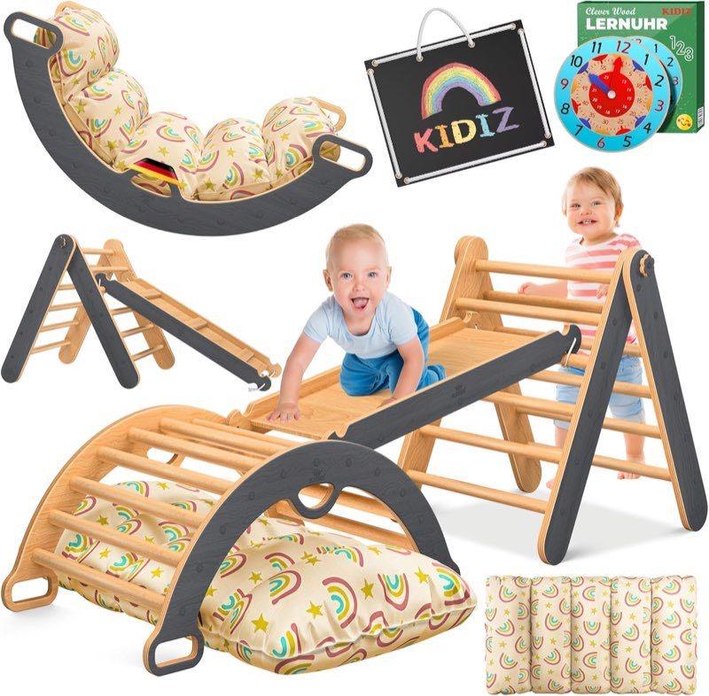 Kidiz 7-in-1 mit Kissen, Tafel und Uhr