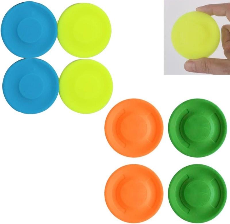 Mini Frisbee 8 Stück, Silikon, vier Farben