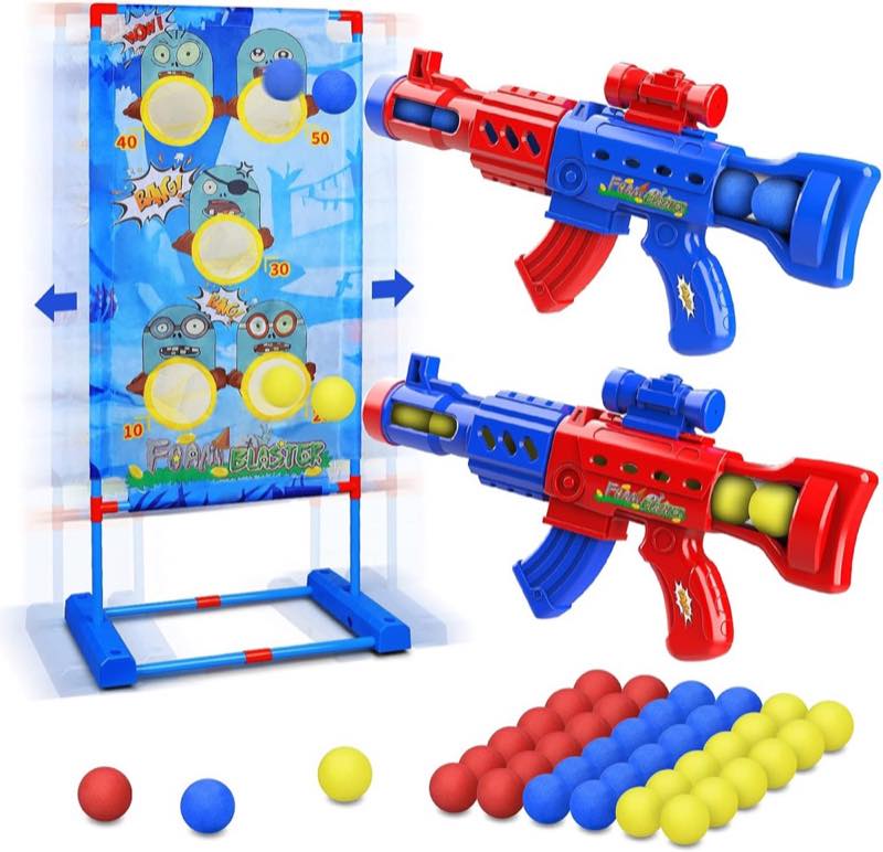 LUKAT Popper-Set mit beweglicher Zielscheibe