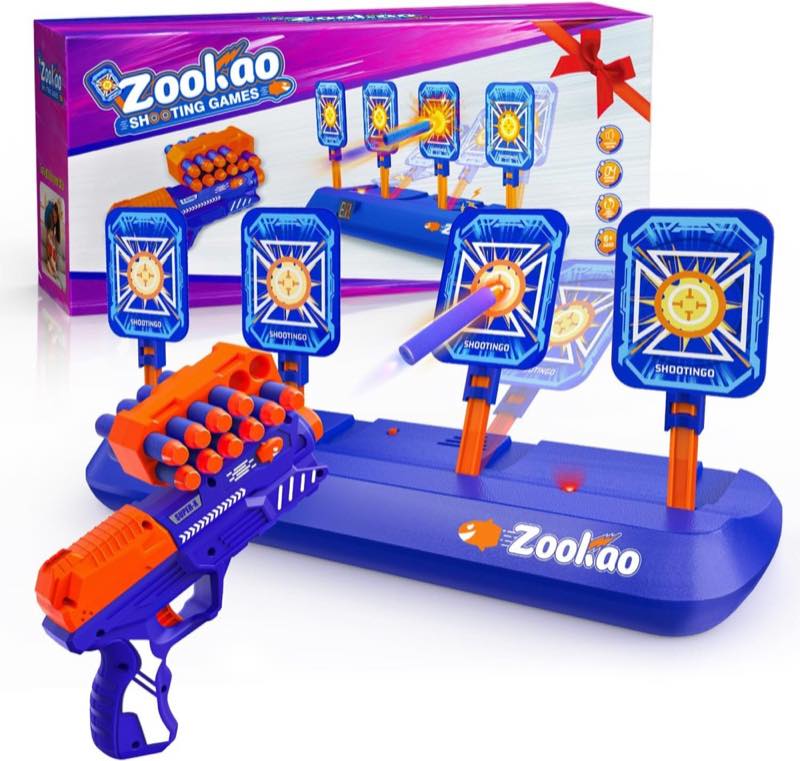 Zookao Pistole mit digitaler Zielscheibe
