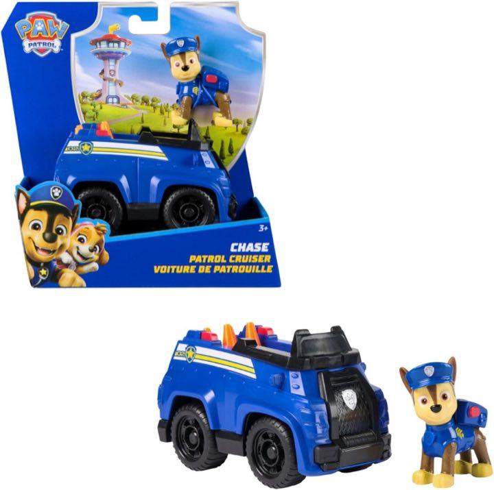 PAW Patrol Chase-Figur mit Polizei-Fahrzeug