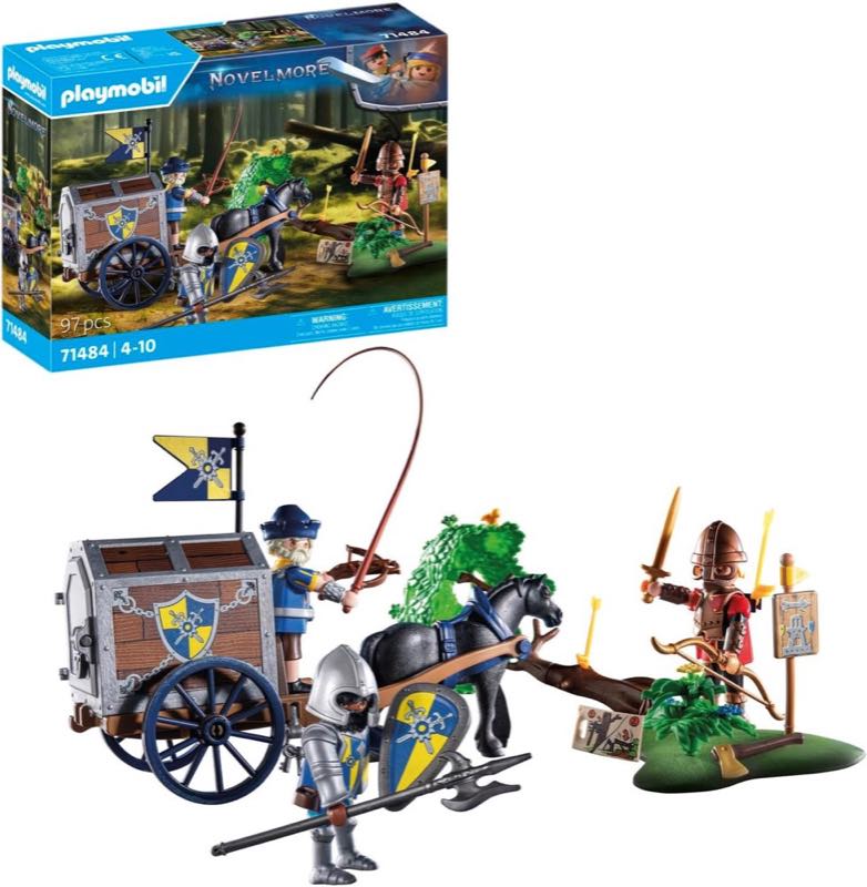 PLAYMOBIL Novelmore 71484 Überfall auf den Transportwagen