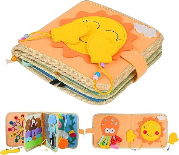 Quiet Book ab 1 Jahr, Stoffbuch, Modell NC-26