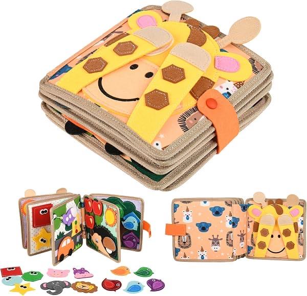 Quiet Book 2 Jahre, stilles Buch aus weichem Filz, Modell NC-34