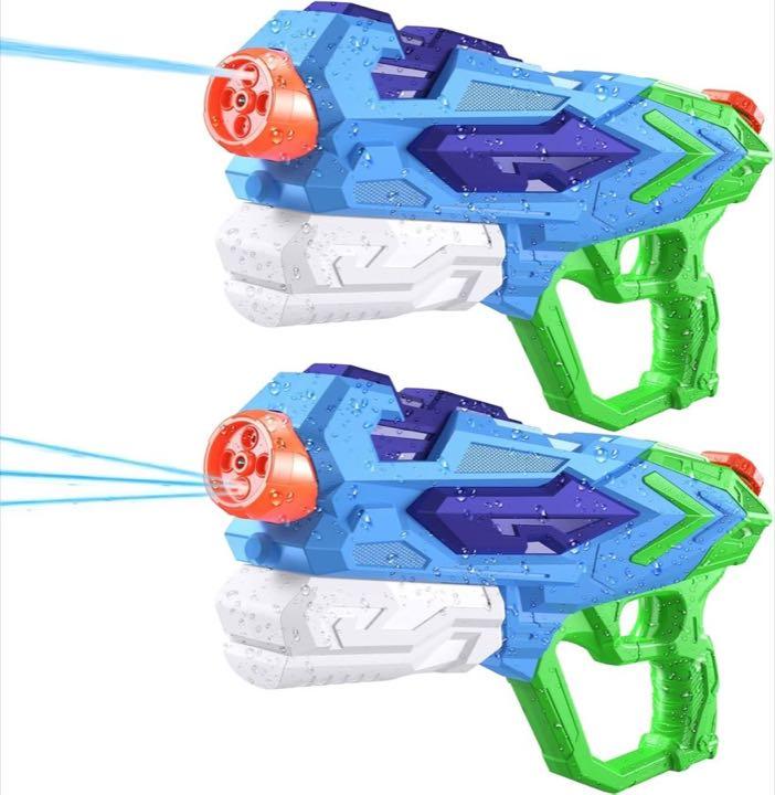 Ancesfun Ancesfun Wasserpistole, 2er-Set, 1000 ml, blau