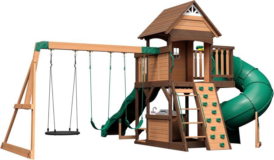 Backyard Discovery Backyard Discovery Cedar Cove XXL Spielturm aus Holz