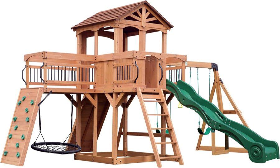 Backyard Discovery Sterling Point XXL Spielturm aus Holz