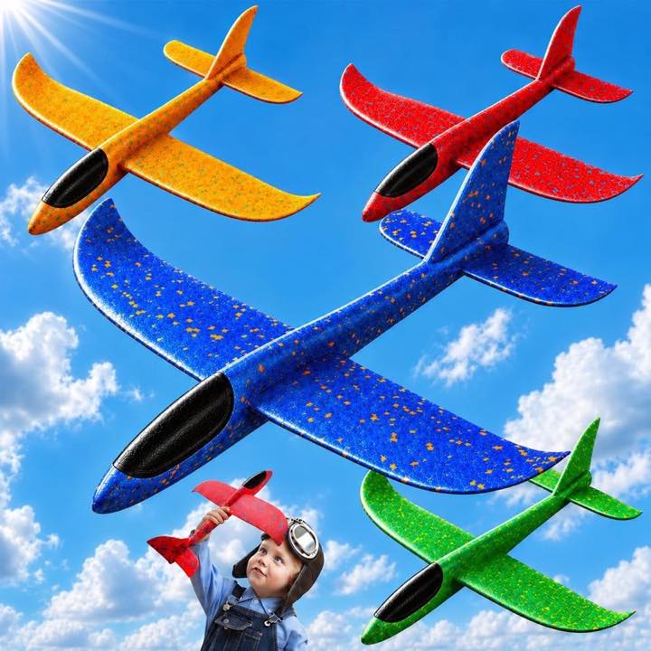 PATRICHOR PATRICHOR Styroporflieger, 4 Stück - Produktbild