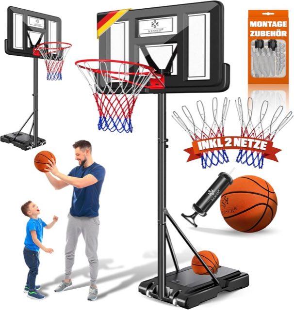 KESSER Basketballkorb Set mit Rollen