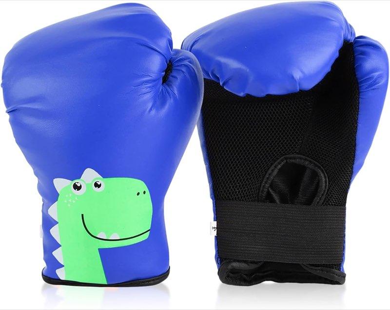 Hwtcjx Hwtcjx Boxhandschuhe für Kinder, 4 oz, Blau