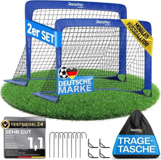 Racetex 2er-Faltset Blau 120 × 90 cm