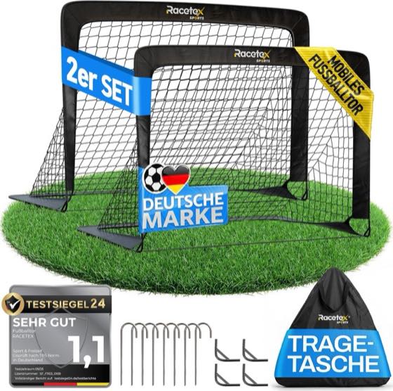 Racetex Racetex 2er-Faltset Schwarz 120 × 90 cm - Produktbild