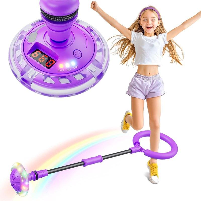 Hot Bee Springring mit Anzeige, Lila