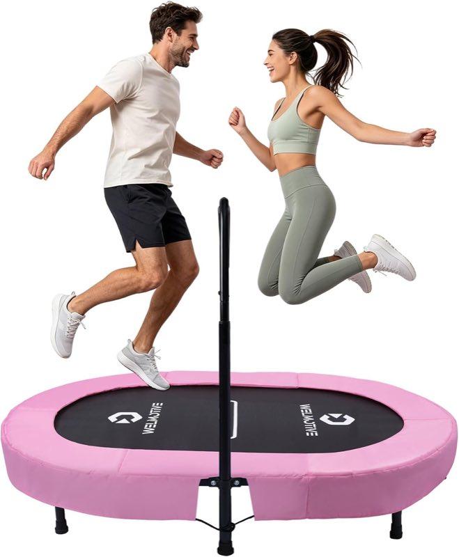 Welmotive ovales Indoor-Trampolin, 40 Federn, bis 150 kg