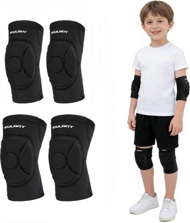 EULANT Knieschoner und Ellenbogenschoner Set für Kinder/Jugend