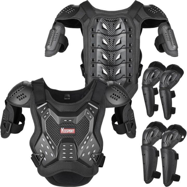 Kinder Brustpanzer Protektoren Set Motocross Schutzausrüstung