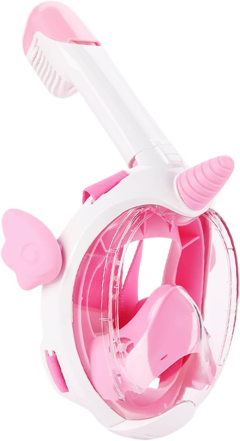 Vitare Vitare Schnorchelmaske für Kinder, Vollgesicht Einhorn XS
