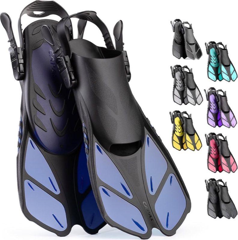 CAPAS CAPAS Schnorchelflossen kurz, offene Ferse