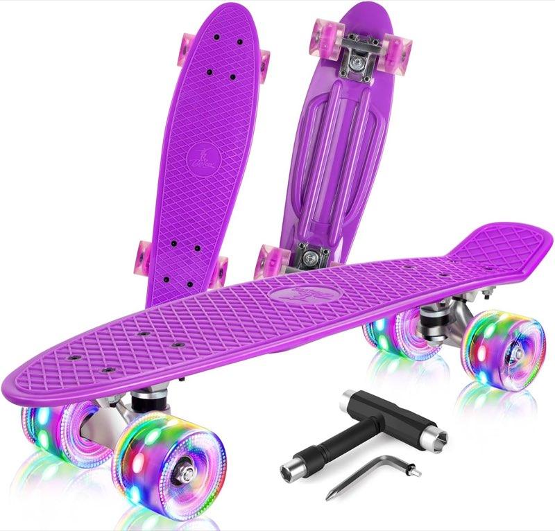 BELEEV BELEEV Mini-Cruiser 22 Zoll, LED