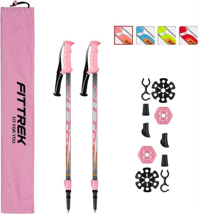 FitTrek FitTrek Wanderstöcke Kinder Rosa