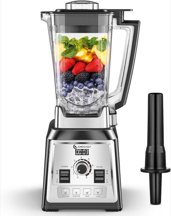 AMZCHEF Standmixer 2000 W CE-8088